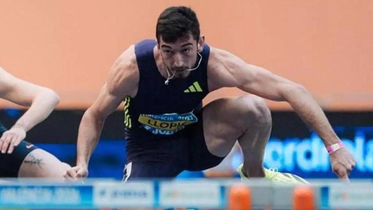 Quique Llopis en una prueba de la Diamond League esta temporada.