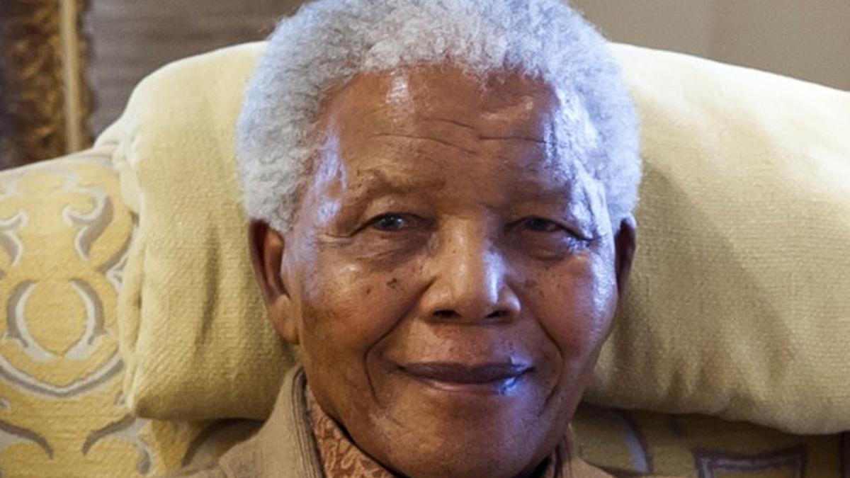 El expresidente Sudafricano Nelson Mandela, en julio del 2012.