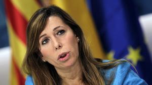 La presidenta saliente del PPC, Alicia Sánchez-Camacho.