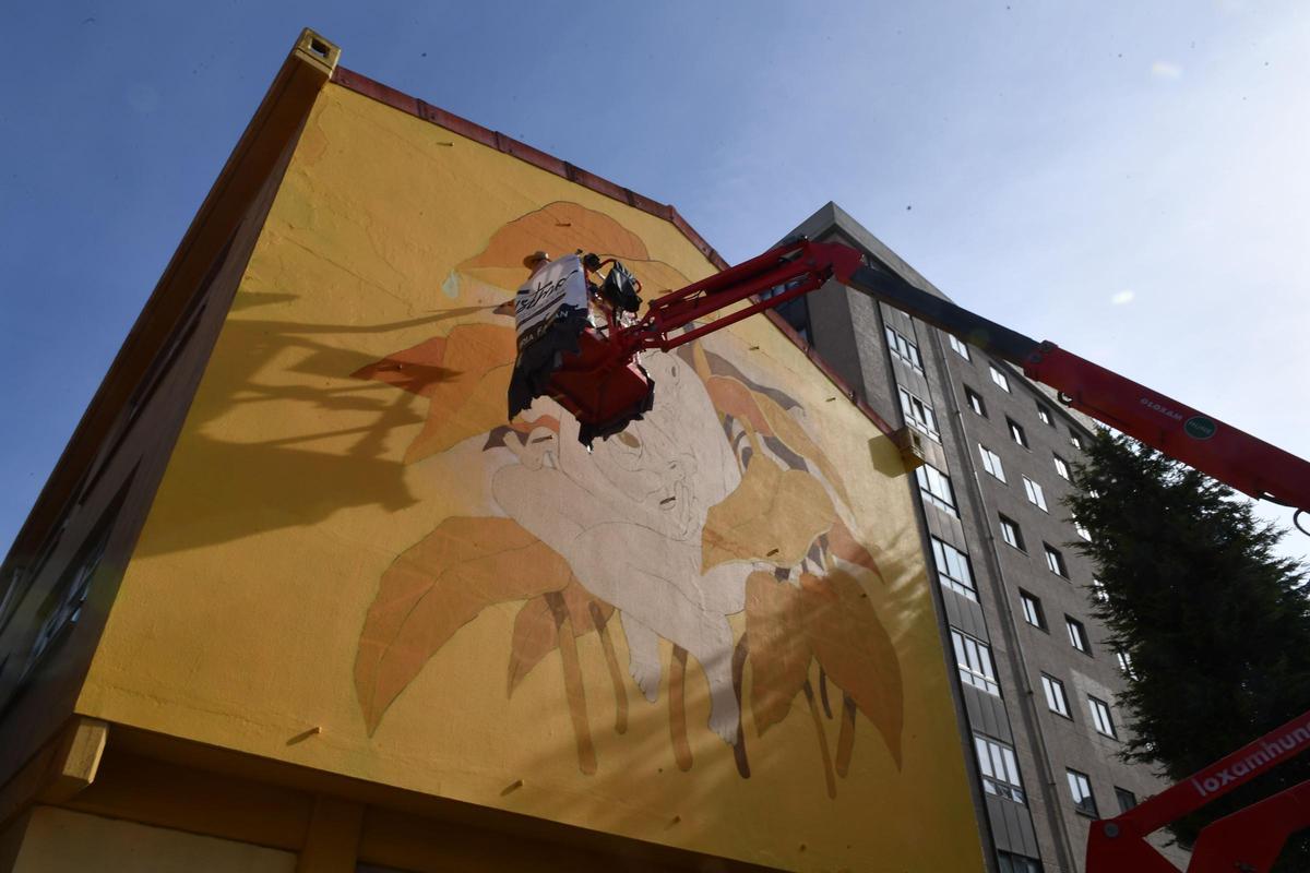 Los nuevos murales de Istmo en A Coruña Los nuevos murales de Istmo en A Coruña