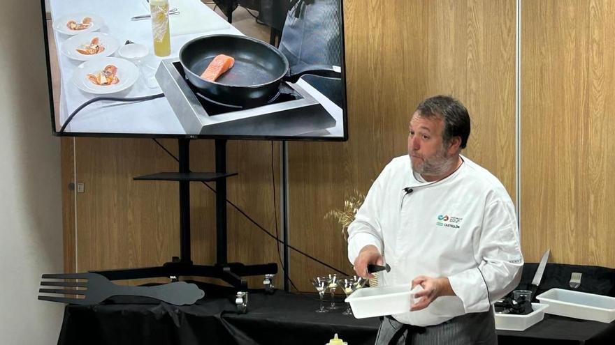 Kike Peris en un show cooking