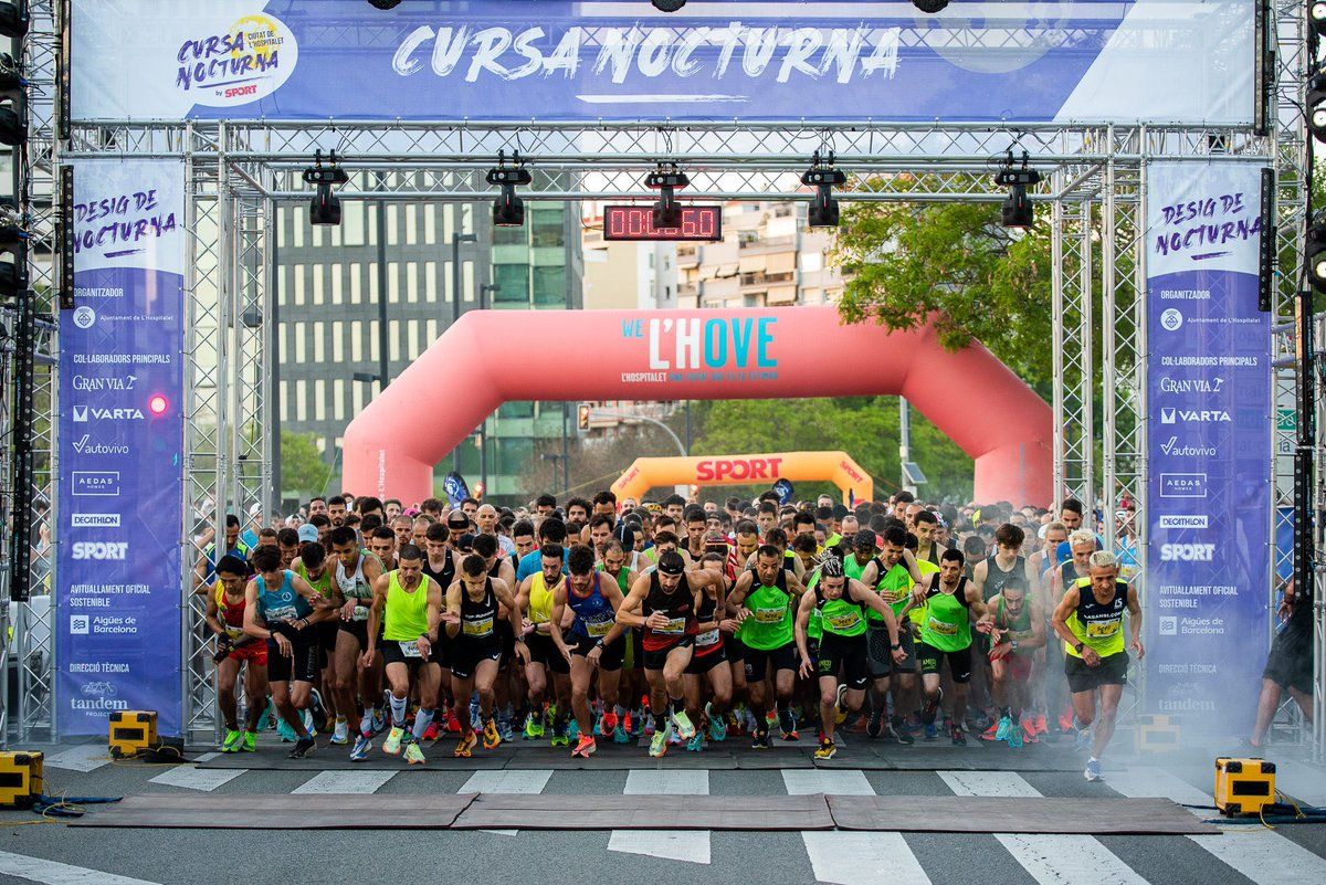 Éxito de la 12ª Carrera Nocturna de L'Hospitalet by diario SPORT