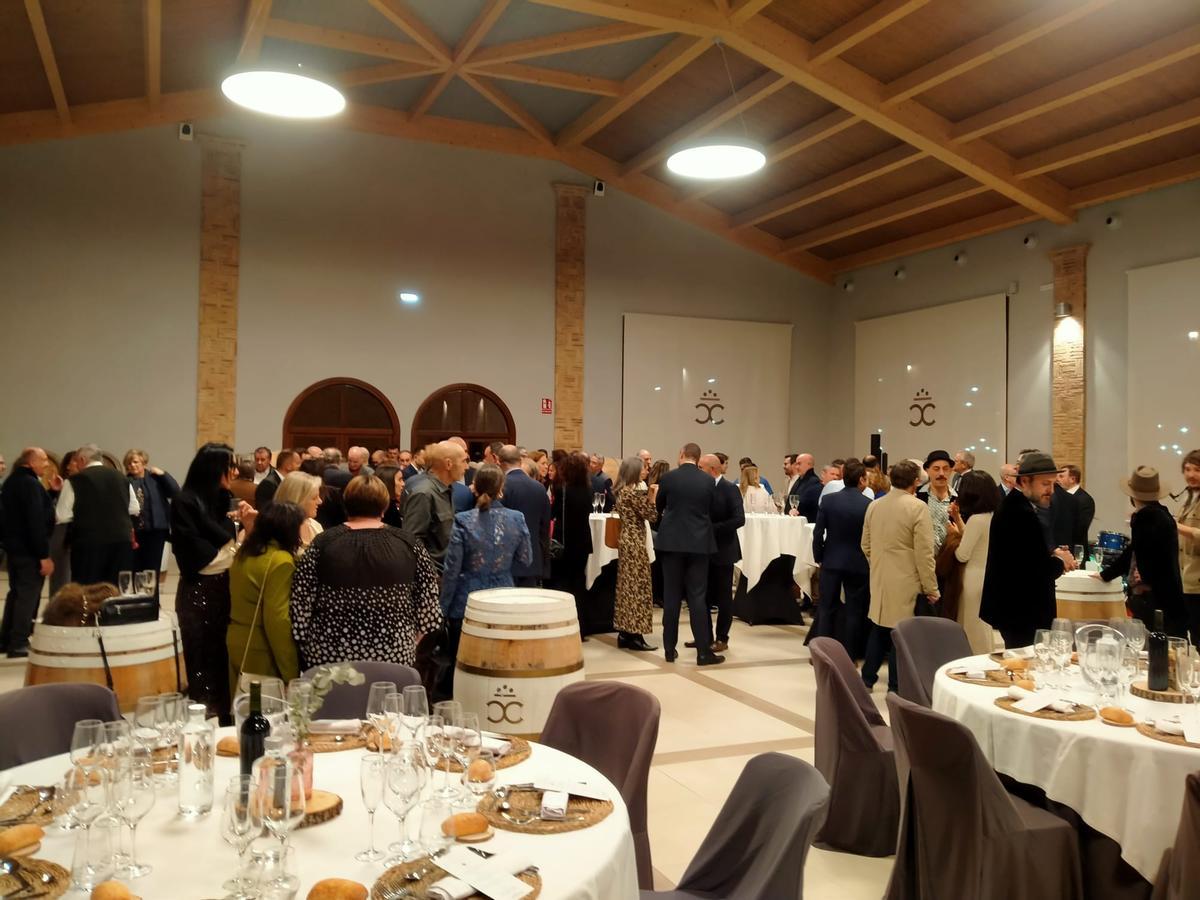 Un momento de la cena de gala de este miércoles.