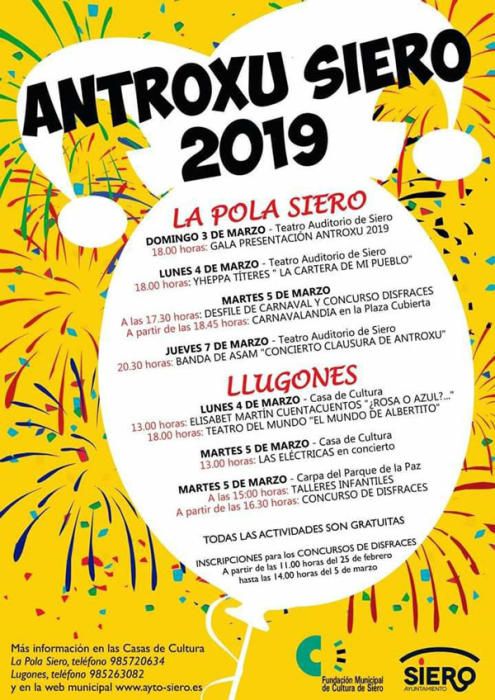 Carteles Antroxu 2019