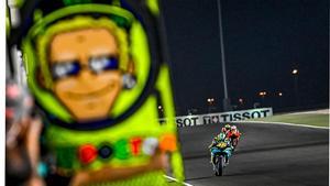 Rossi, en el GP de Doha