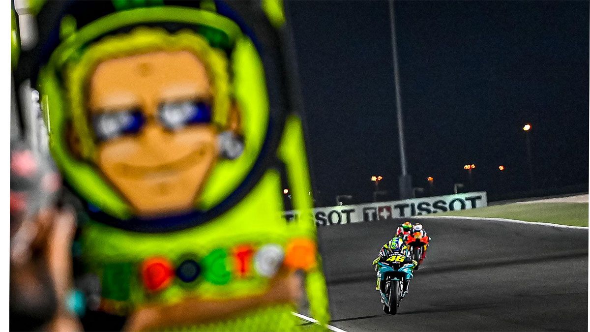 Rossi, en el GP de Doha