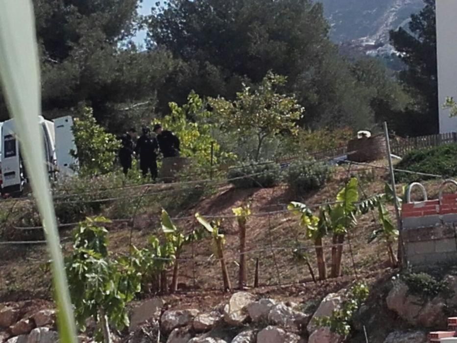 La mansión en la que residía el detenido en Moraira por su presunta vinculación al Daesh.