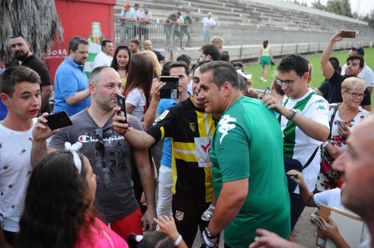 Primer entrenamiento de Sandoval tras su vuelta al Córdoba CF