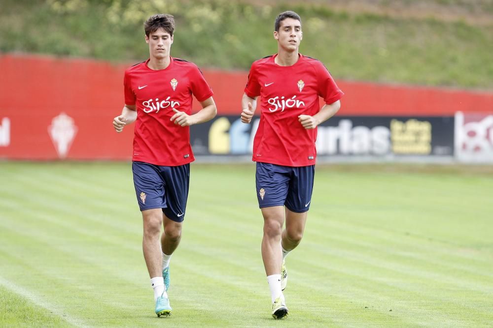 Entrenamiento del Sporting