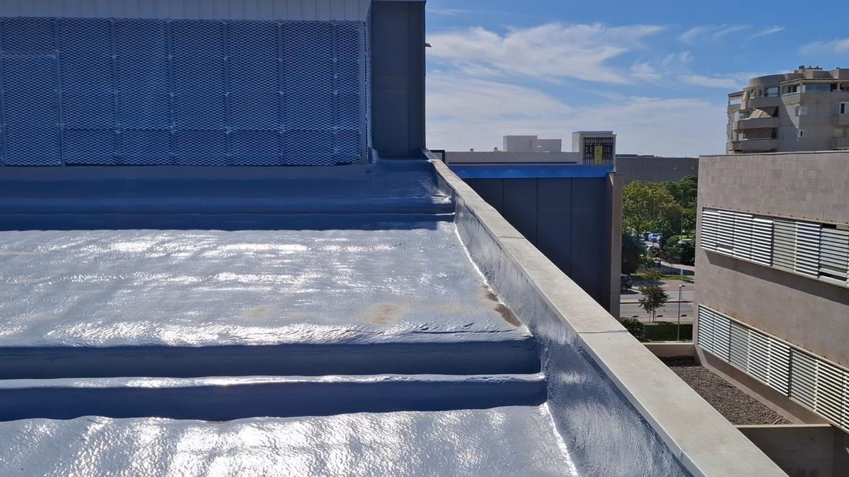 Reparada la cubierta del salón de actos de la escuela de arte dramático de Málaga con una inversión de 250.000 euros.