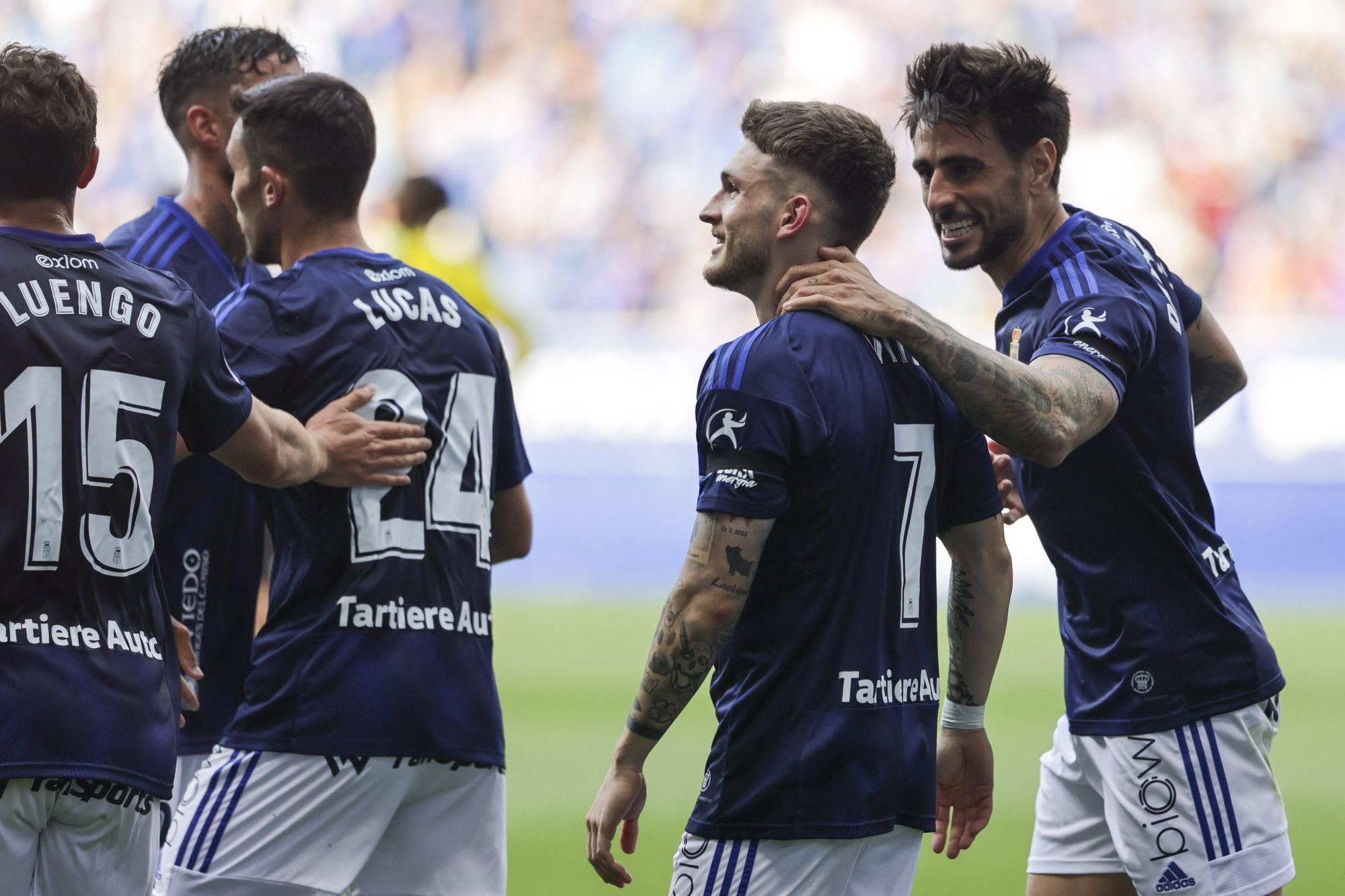 En imágenes: Así fue el partido entre el Real Oviedo y el Zaragoza en el Tartiere