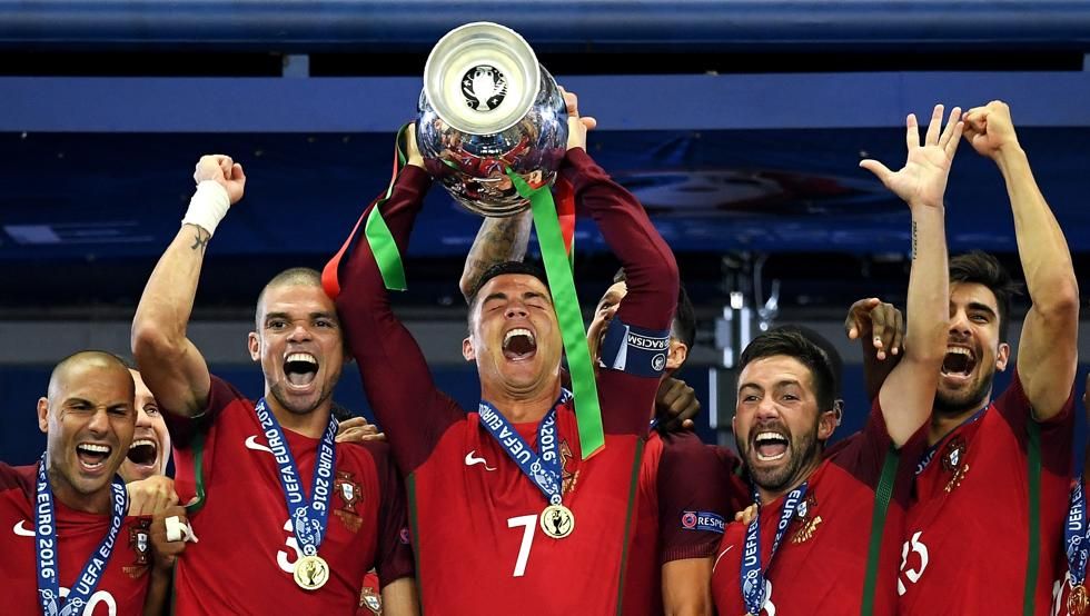 Portugal, último campeón de la Eurocopa.