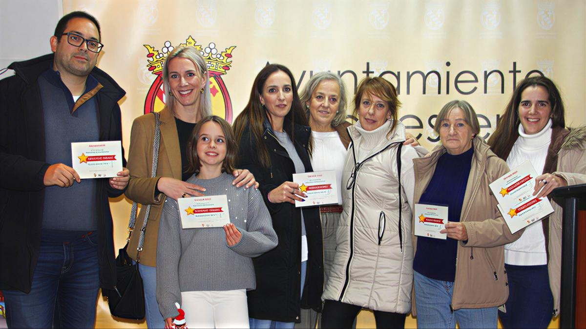 Entrega de premios a los concursos navideños