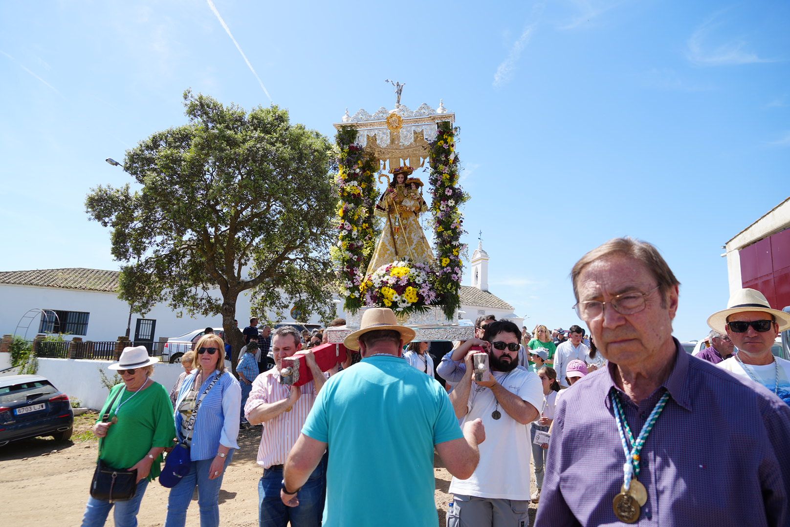 La romería de la Virgen de la Antigua en Hinojosa del Duque, en imágenes