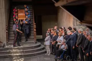 Funeral de Manuel Hermoso, expresidente del Gobierno de Canarias