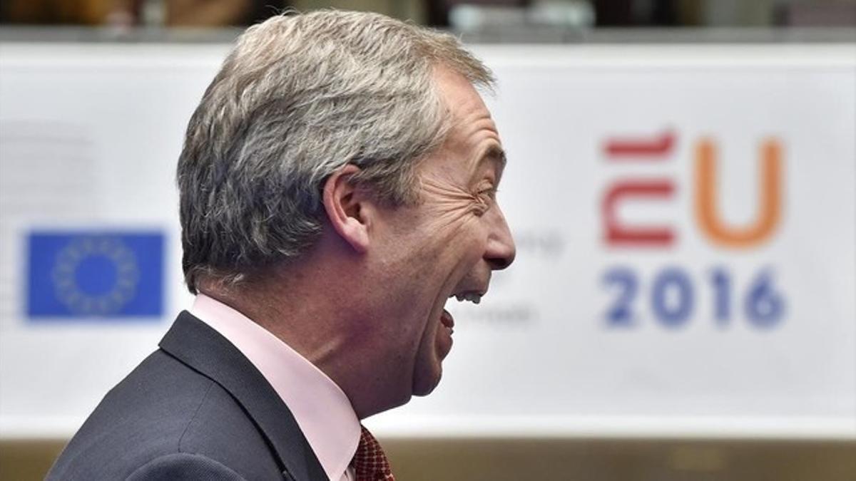 Nigel Farage, líder del UKIP.