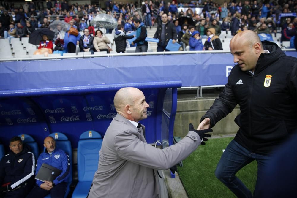 El partido entre el Real Oviedo y el Rayo Vallecano, en imágenes