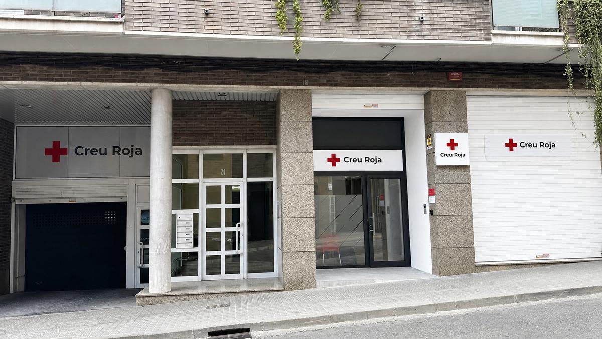La nova seu de la Creu Roja al Bages al carrer de Saclosa de Manresa