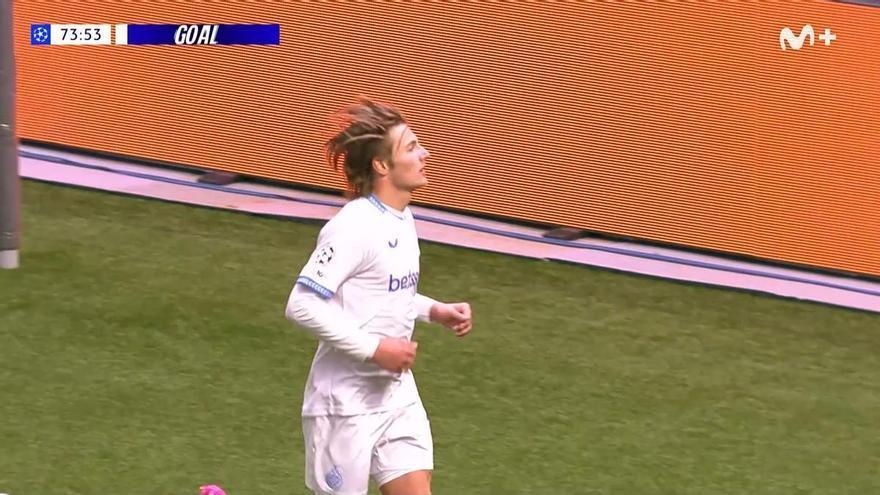 Vermant anota el tercer gol del encuentro entre el Brujas y acerca la victoria