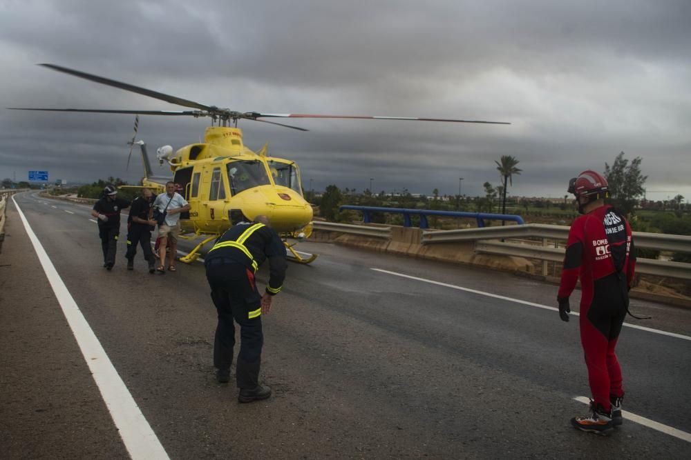 Gota fría en Los Alcázares: Inundaciones, rescates y destrozos