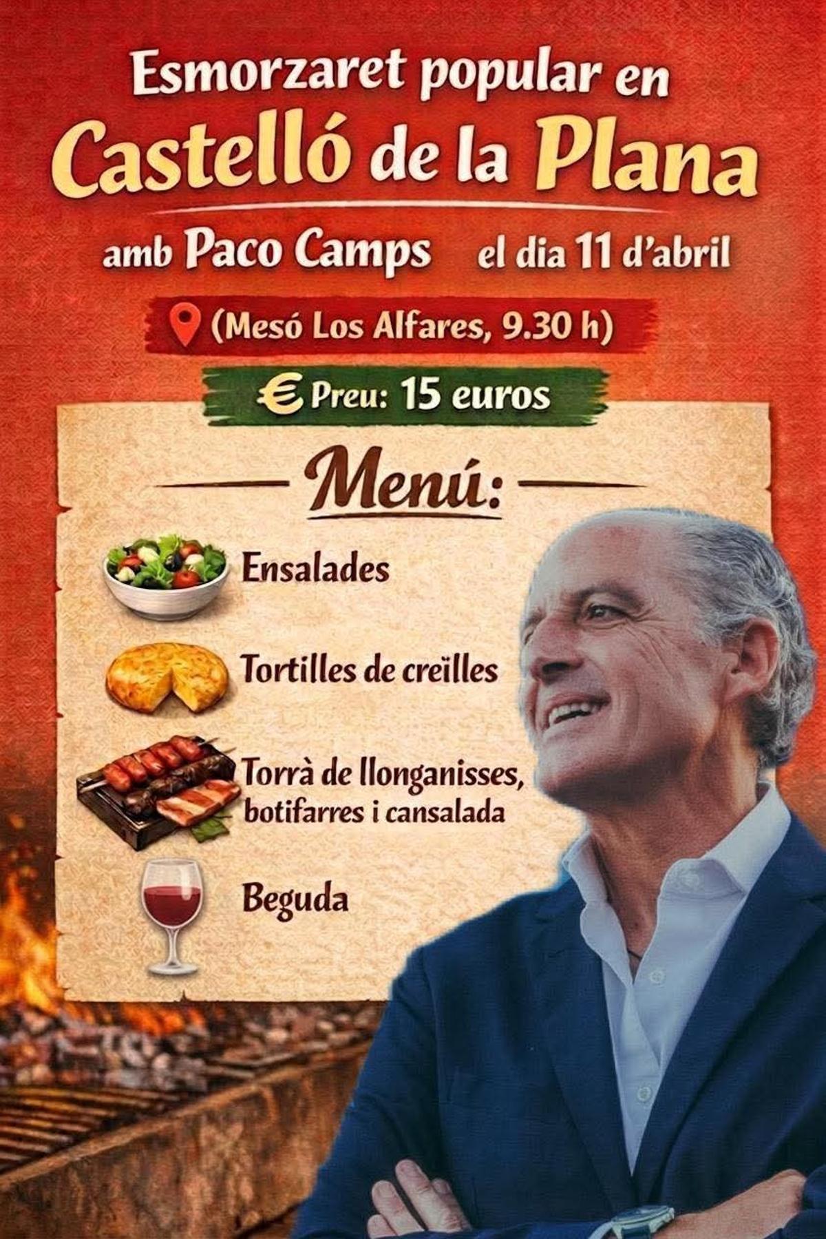Imagen promocional del acto.