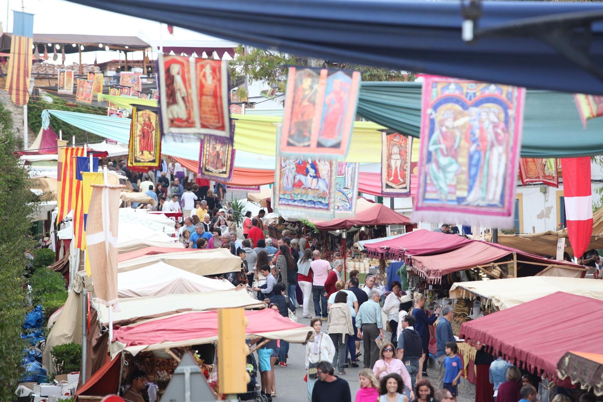 Edición de 2014 de la Feria Medieval de Ibiza.