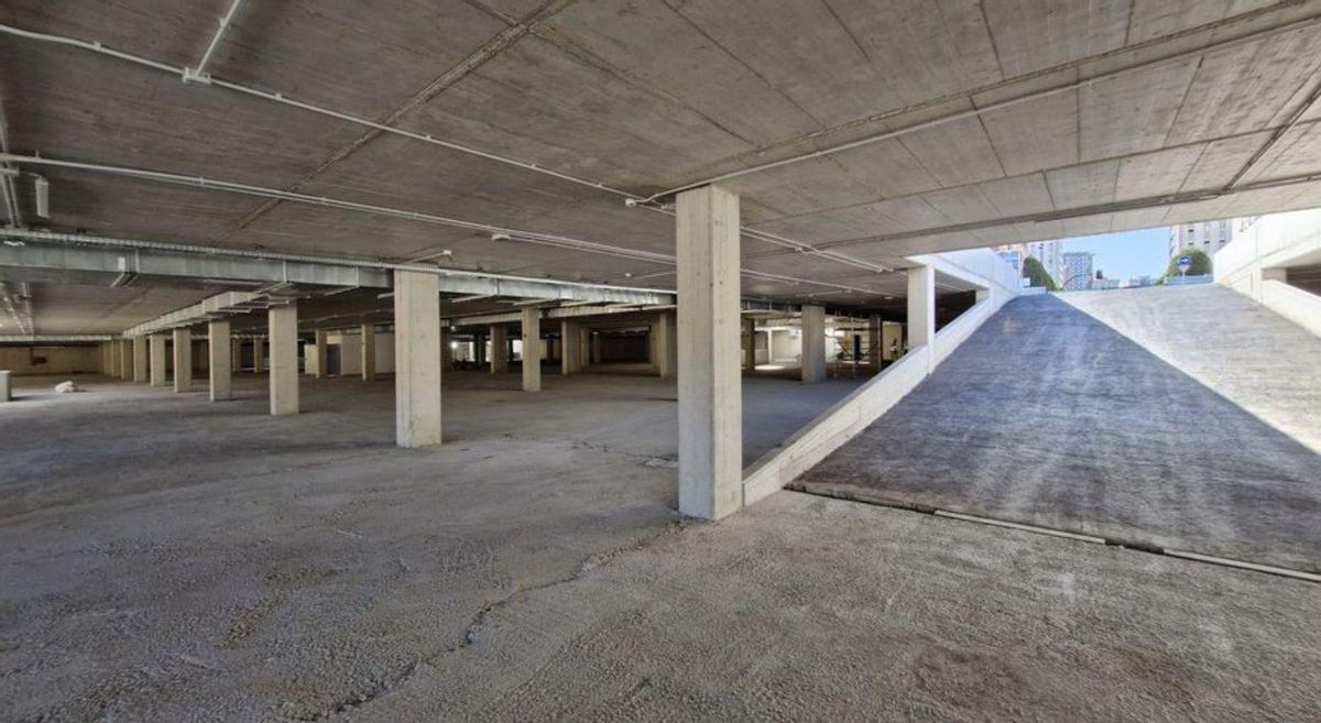 Aspecto actual de las obras.