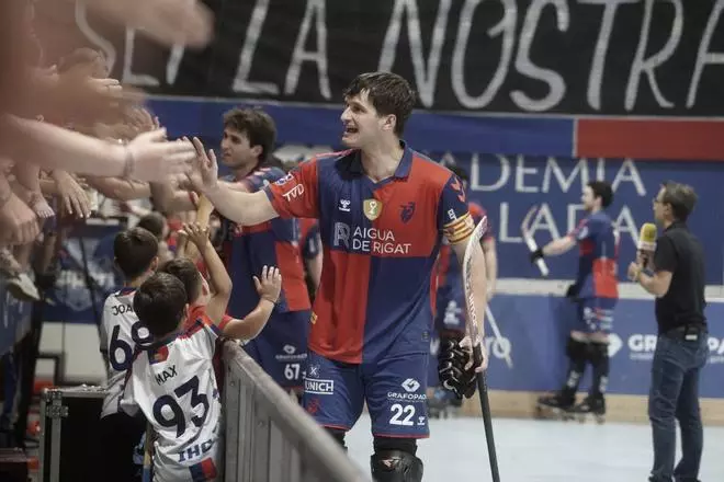 Imatges del quart partit Igualada Rigat - Barça