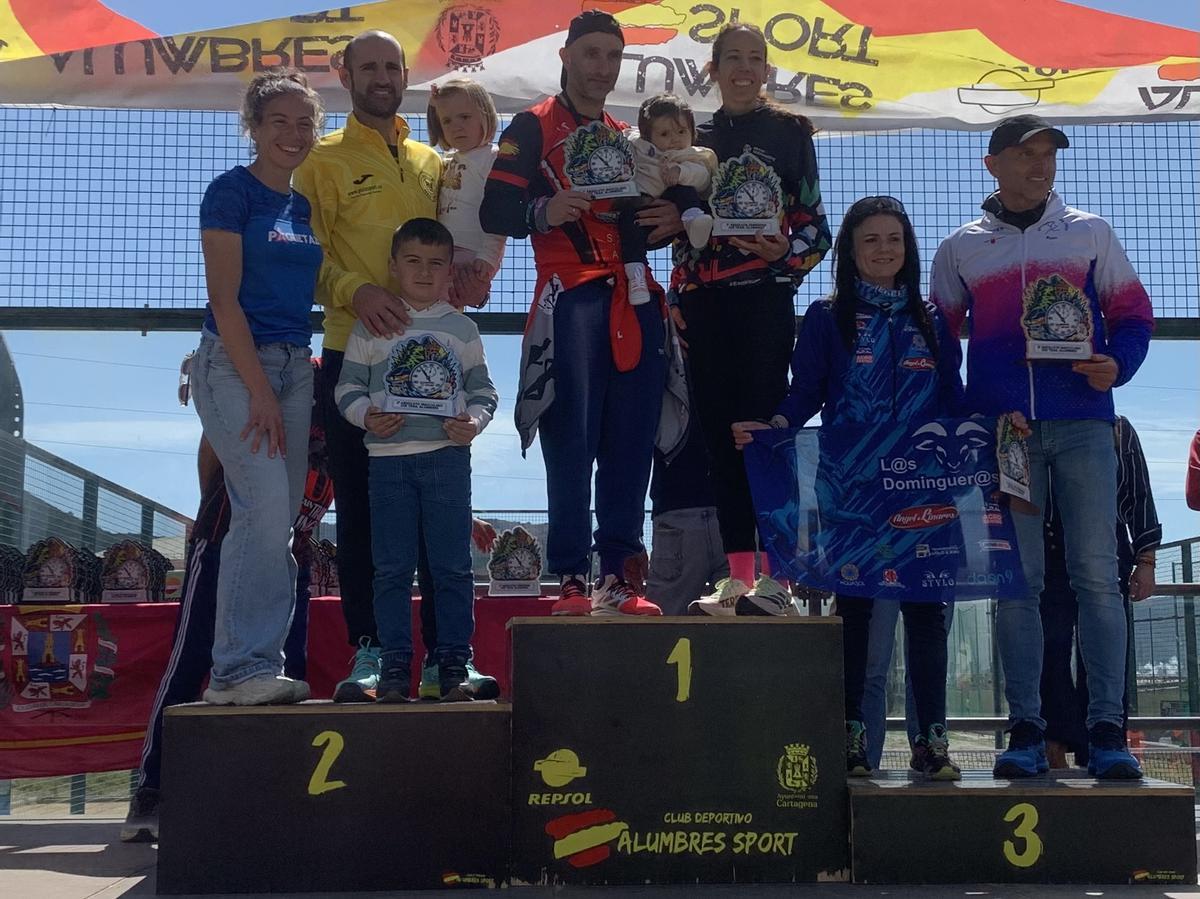 Podio absoluto del Trail de Alumbres