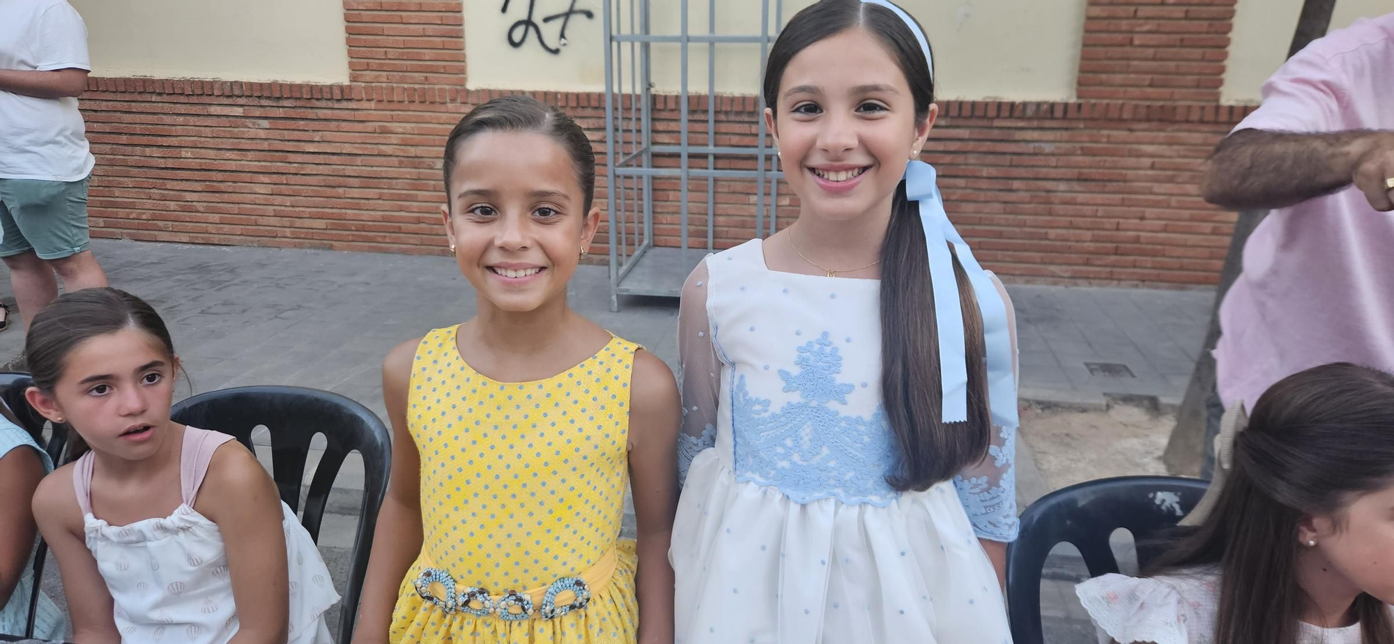 Candidatas a Fallera Mayor Infantil de València 2025 en la "punxà"