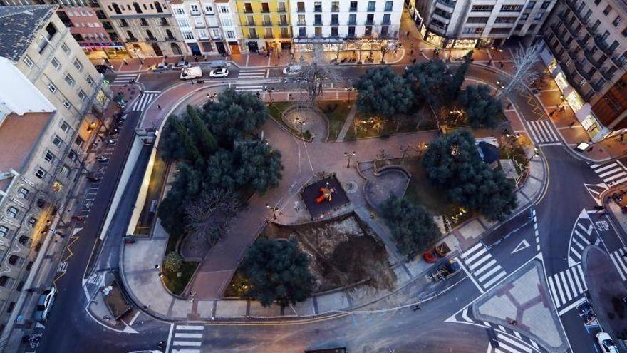 El Ayuntamiento vallará la plaza Salamero mientras decide su futuro