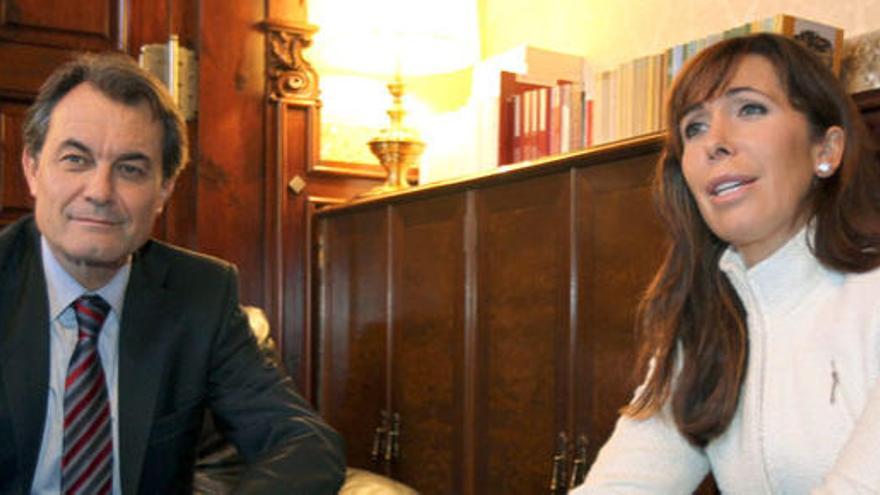 Artur Mas junto a Alicia Sánchez-Camacho.