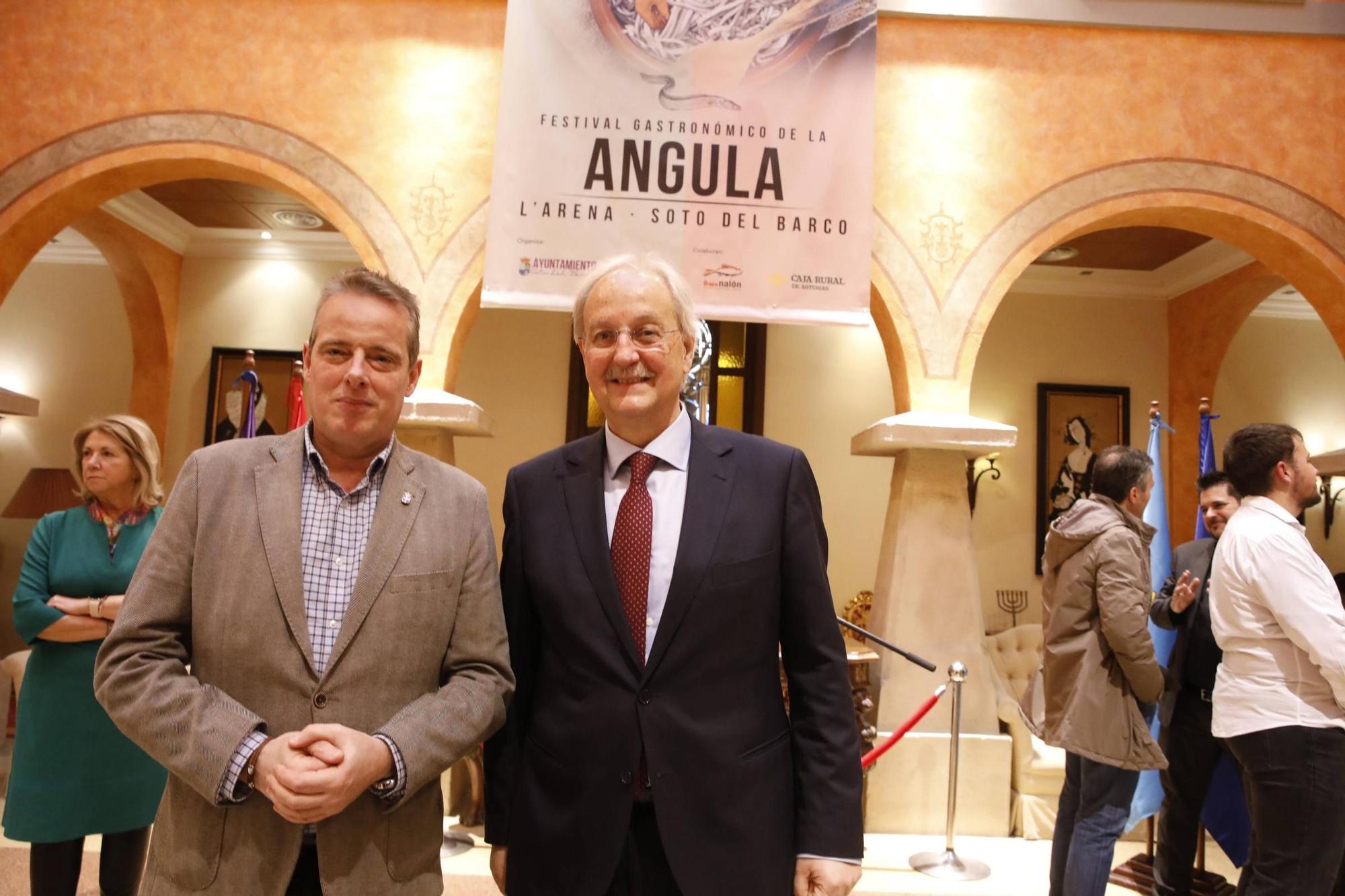 EN IMÁGENES: Así ha sido la presentación del Festival Gastronómico de la Angula en Soto del Barco