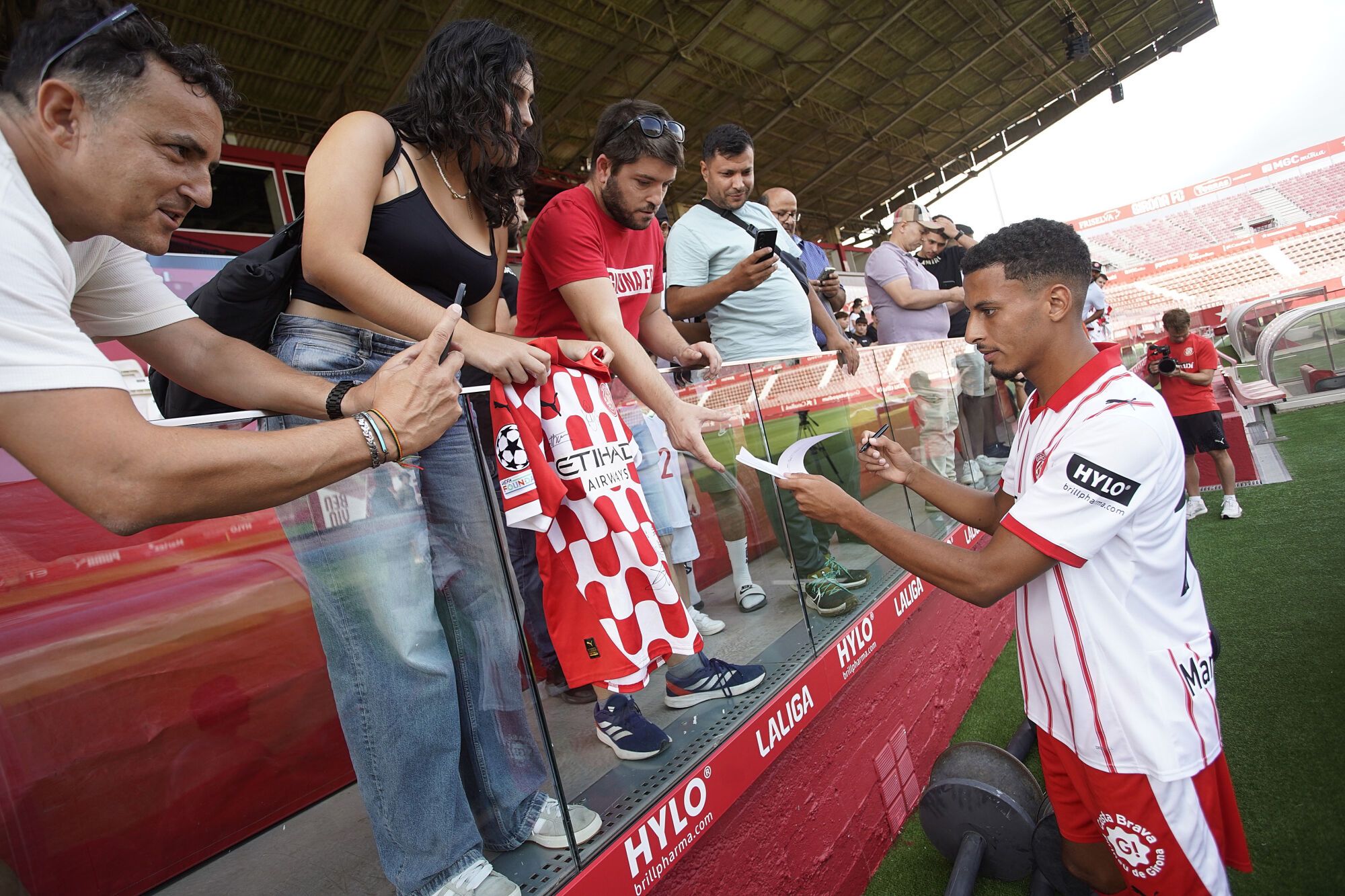 Girona Montilivi Presentació Ounahi, nou jugador del Girona FC