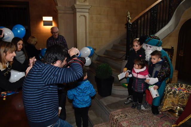 Recepció dels Patges Reials al Consell Comarcal