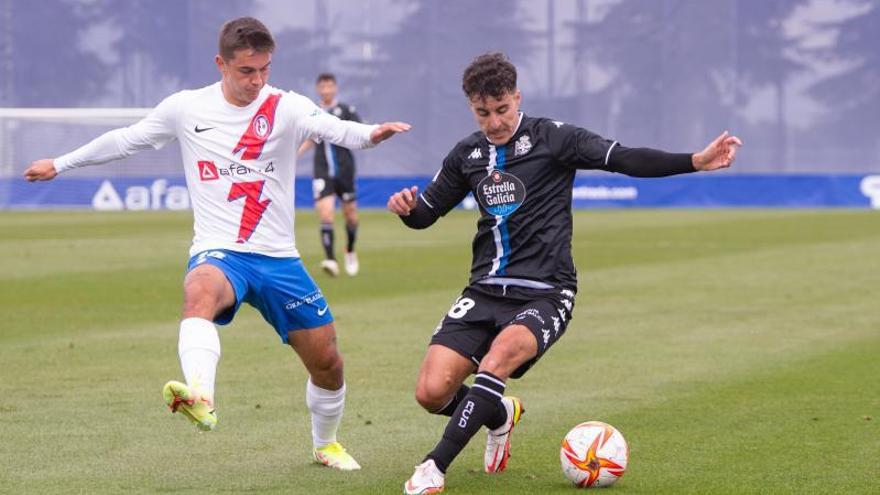 Partido entre el Deportivo y el Rayo Majadahonda. |  // LOF