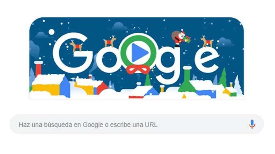 Google festeja las Navidades a través de su Doodle