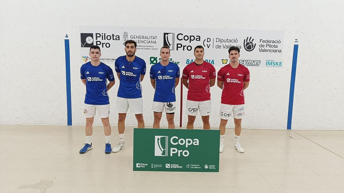 Els equips de Castelló i Barxeta debuten a la Copa Caixa Popular de raspall Pro1.
