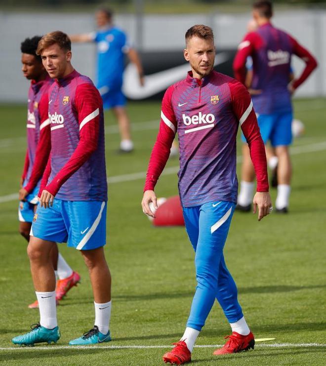 Las mejores imágenes del entrenamiento de hoy del Barça en Alemania