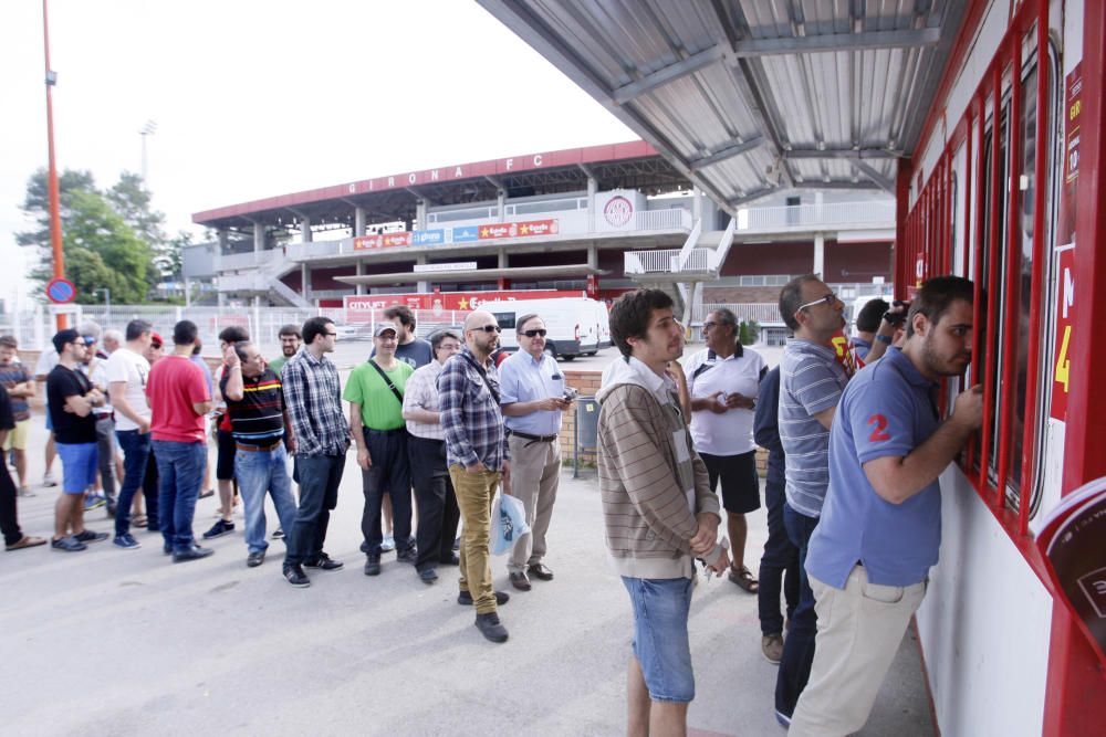 Cues a Montilivi per aconseguir entrades pel Girona-Osasuna