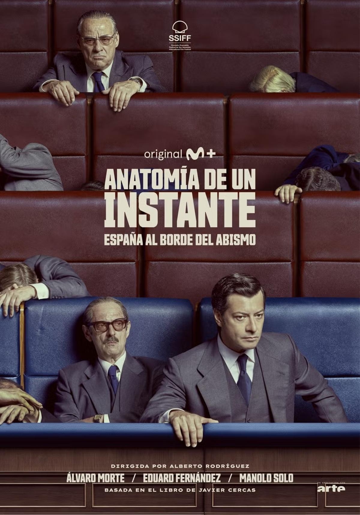 Cartel promocional de la miniserie 'Anatomía de un Instante' producida por Movistar+ y estrenada en TVE el pasado 22 de febrero