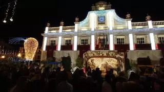 Cabra enciende su alumbrado navideño