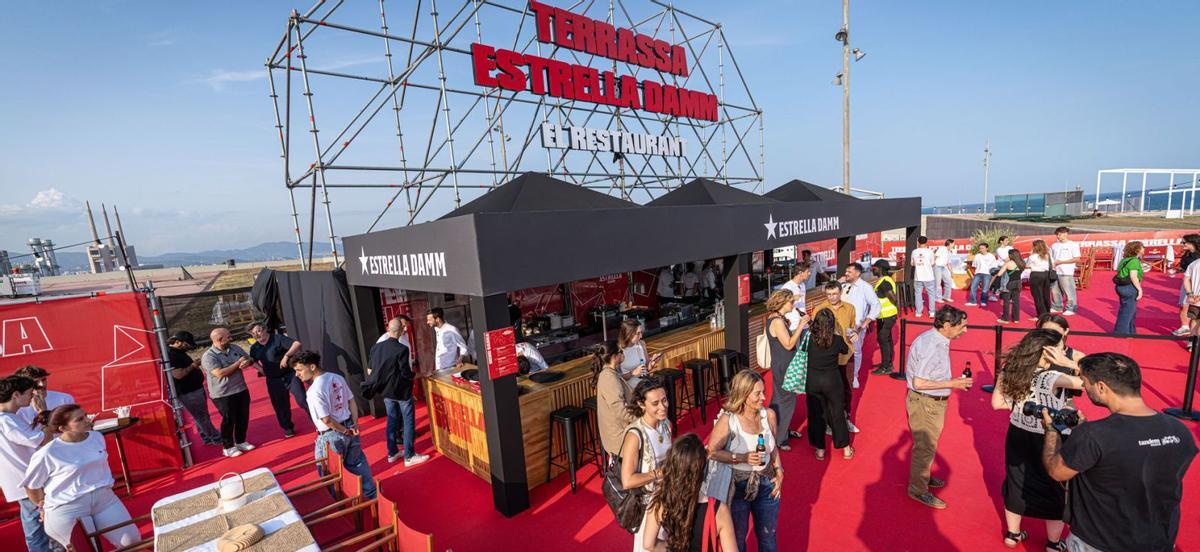 La Terrassa d’Estrella Damm, un menú de luxe al Primavera
