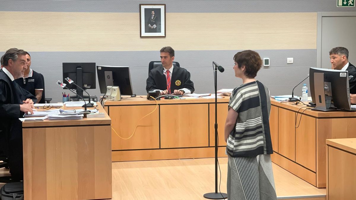 La doctora Marina Rodríguez, ayer durante la celebración del juicio.