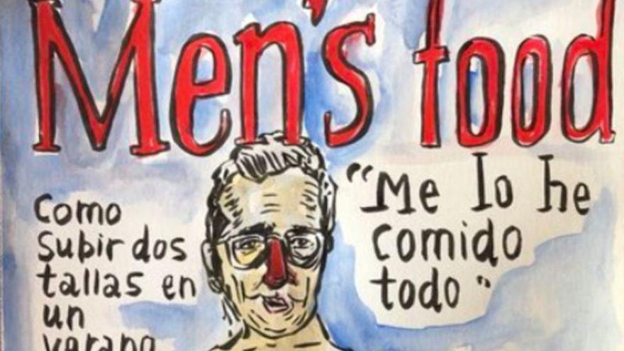 Buenafuente parodia la portada de &#039;Men&#039;s Health&#039; de Manel Fuentes