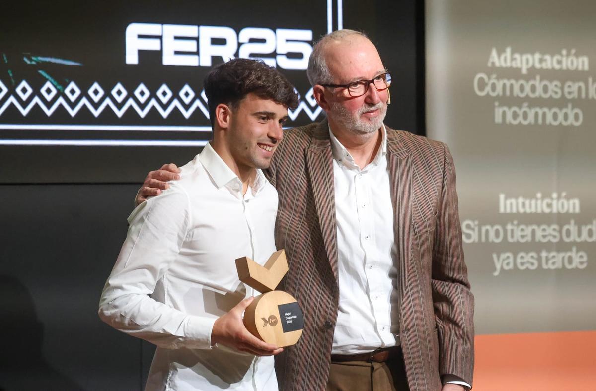 El deportista David Cantero