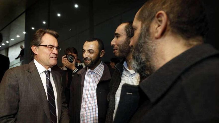 Artur Mas, en un acto organizado por &quot;Nous Catalans&quot; en 2012. // Efe