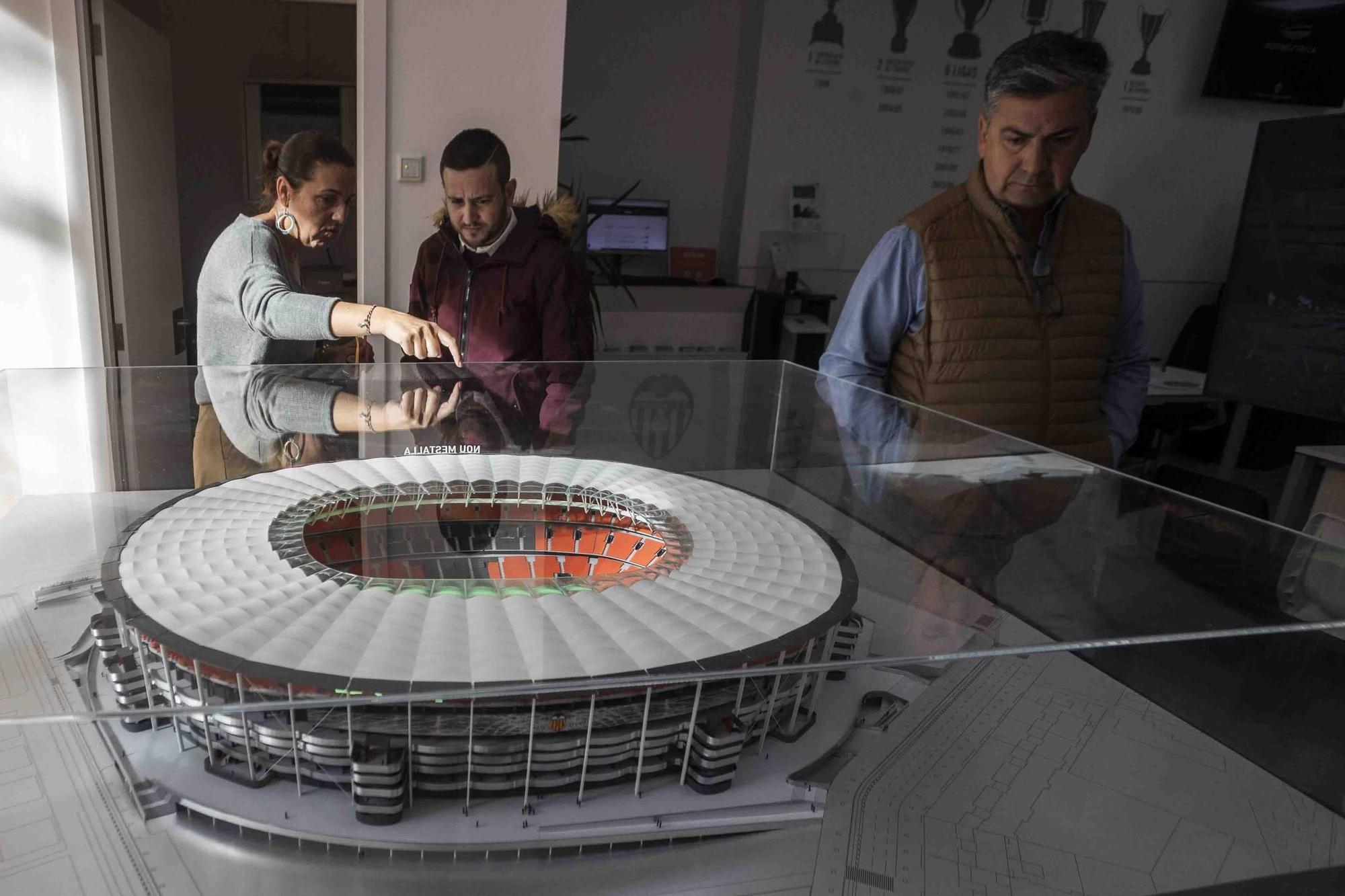 Maqueta del nuevo estadio de Mestalla