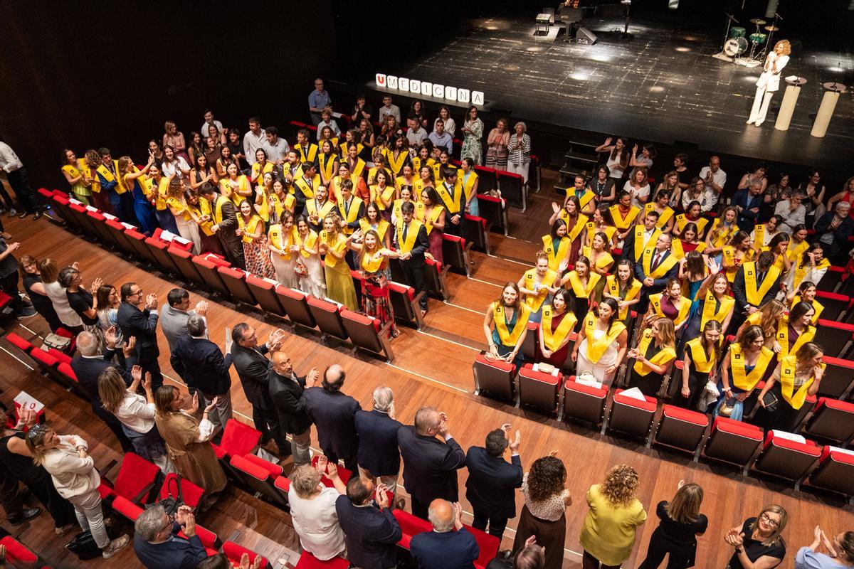 L'acte de graduació de la facultat de Medicina de la UVic-UCC