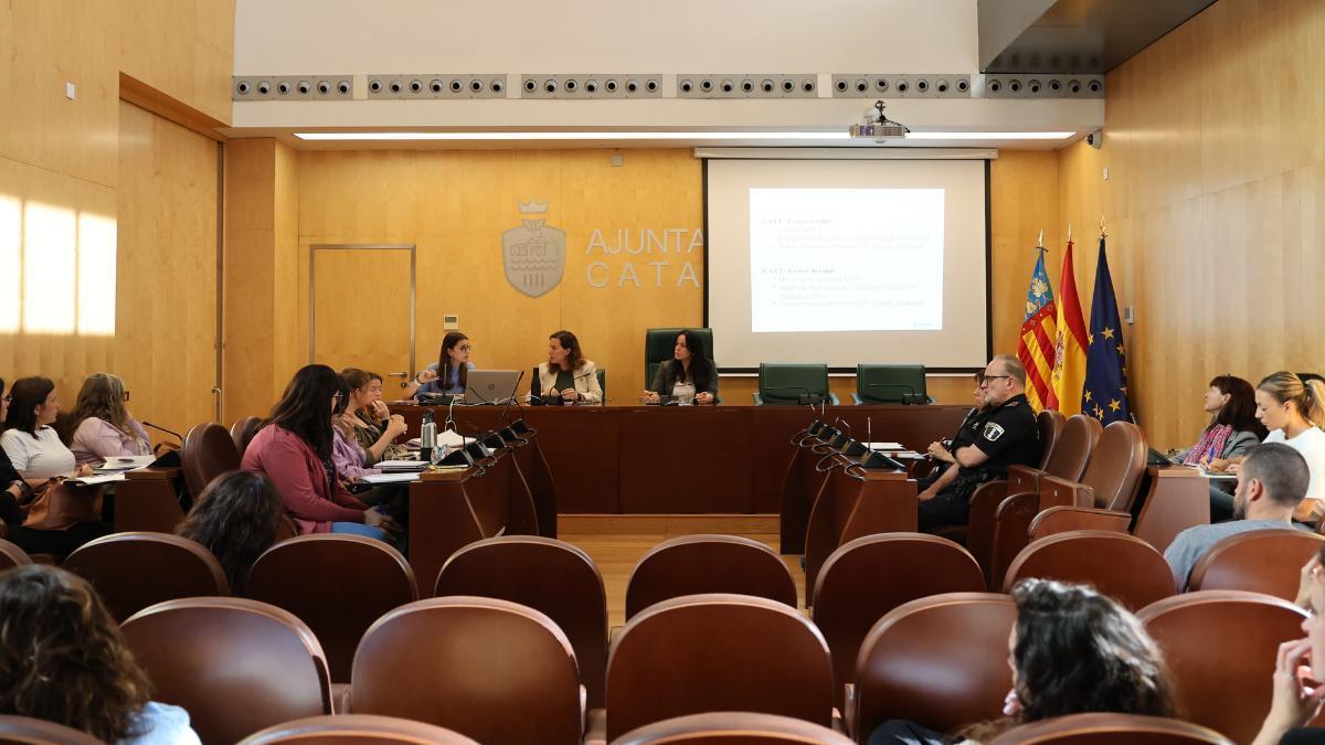 La mesa local de coordinación multidisciplinar contra las violencias machistas de Catarroja.